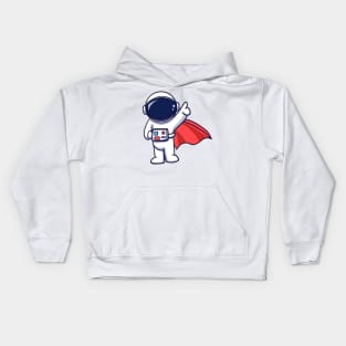 Astronaut Super Hero Kids Hoodie